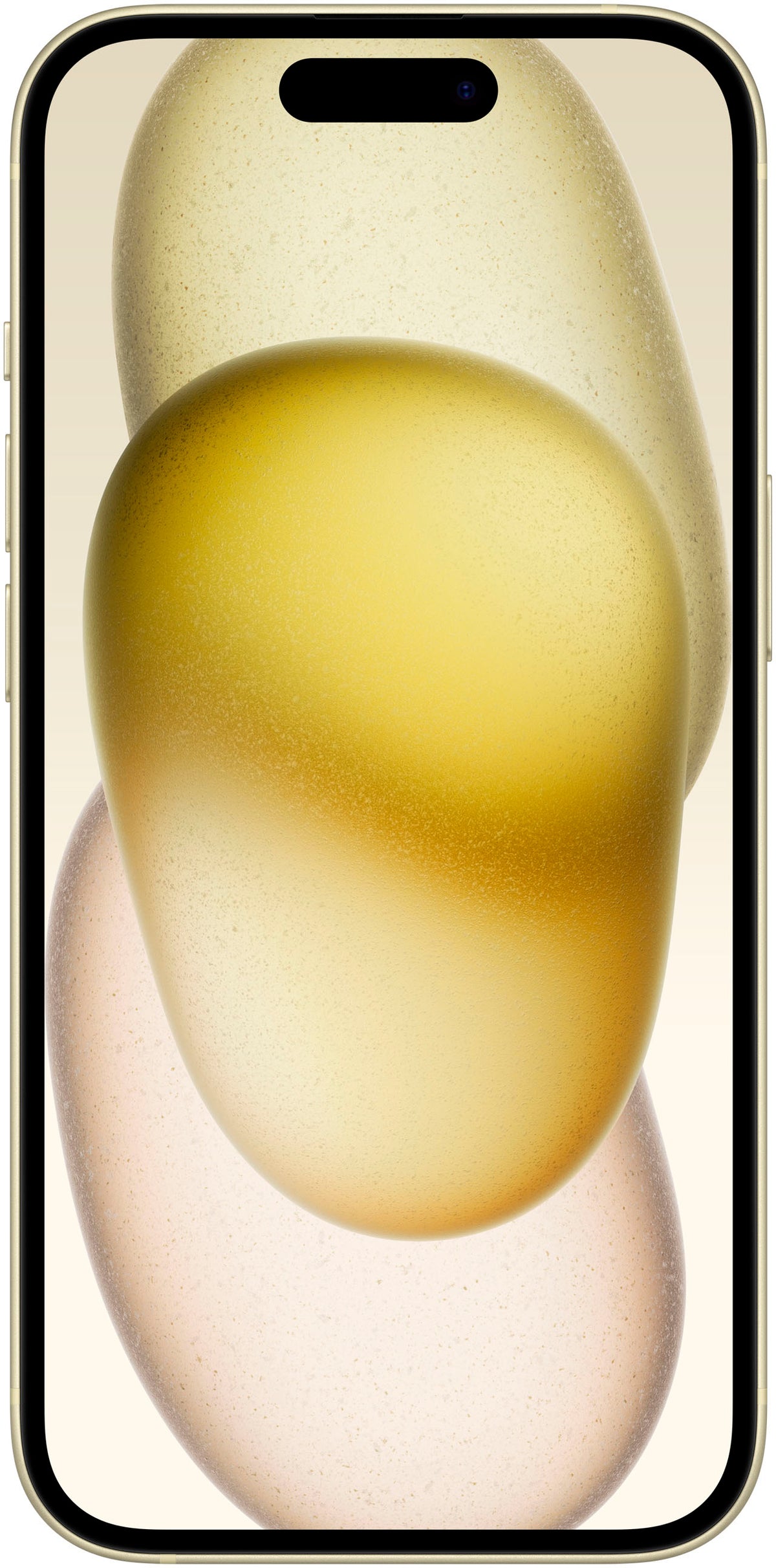 Refurbished Apple iPhone 15 A2846 (Fully Unlocked) 128GB Yellow (Grade A+) w/ Wireless Earbuds