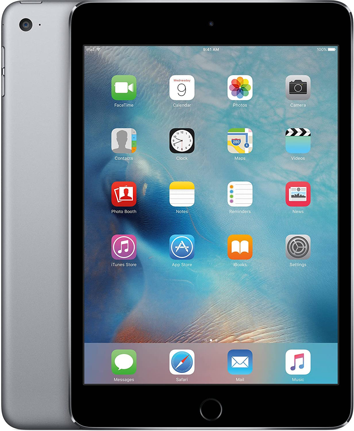 Refurbished Apple iPad Mini 2 A1489 (WiFi) 32GB Space Gray (Grade A+) w/ Bluetooth Earbuds