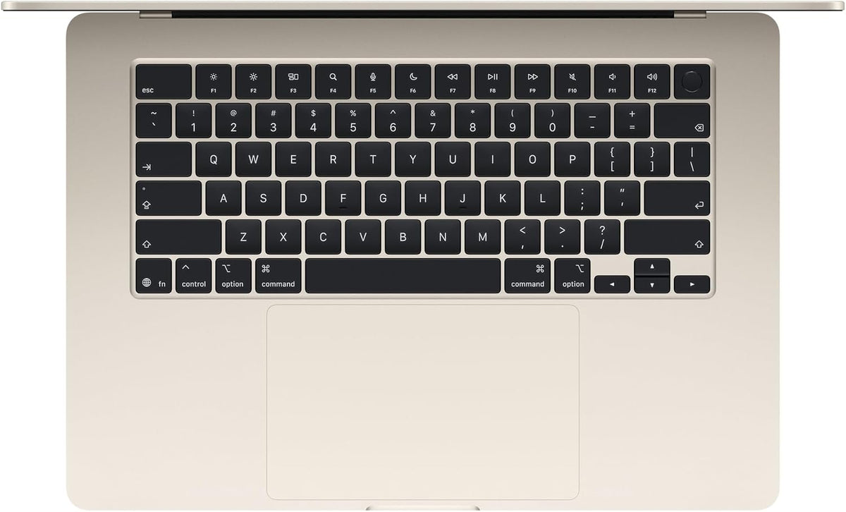 Refurbished Apple MacBook Air 15" (2025) M4 CPU @ 4.40GHz 10 Core CPU 10 Core GPU A3241 16GB RAM 512GB SSD Starlight (Grade A)