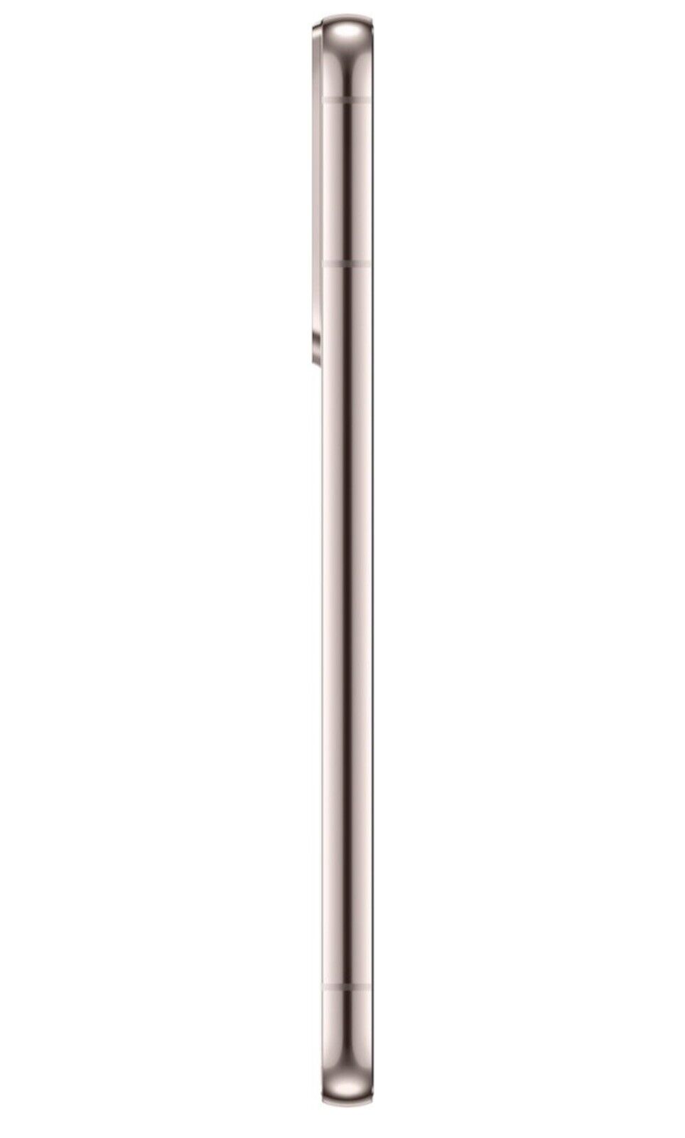 Refurbished Samsung Galaxy S22 Plus 5G S906U (Fully Unlocked) 128GB Pink Gold (Grade B) Bundle with Pre-Installed Tempered Glass and Bluetooth Earbuds