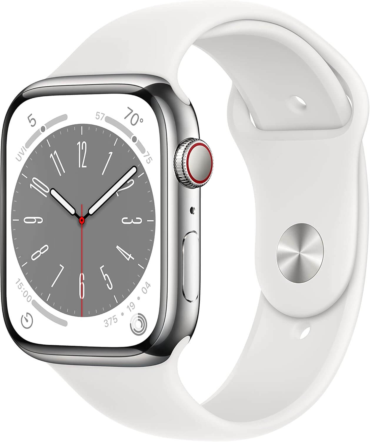 Certified Apple Watch Series 8 Stainless Steel smartwatch – Free 2-Day US Shipping