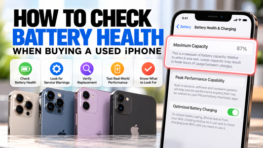 How to Check Battery Health When Buying a Used iPhone
