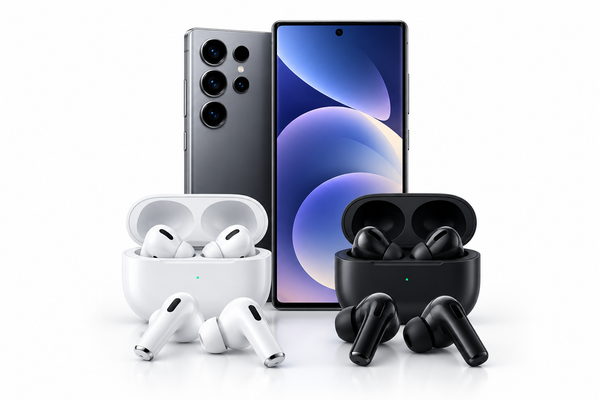 Android Bundle with Wireless Earbuds