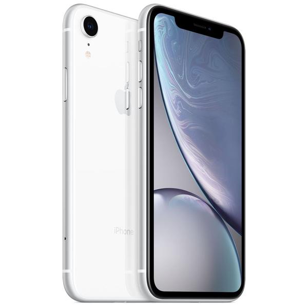 Refurbished Apple iPhone XR | Fully Unlocked | Bundle w/ Pre-Installed Tempered Glass and Bluetooth Earbuds