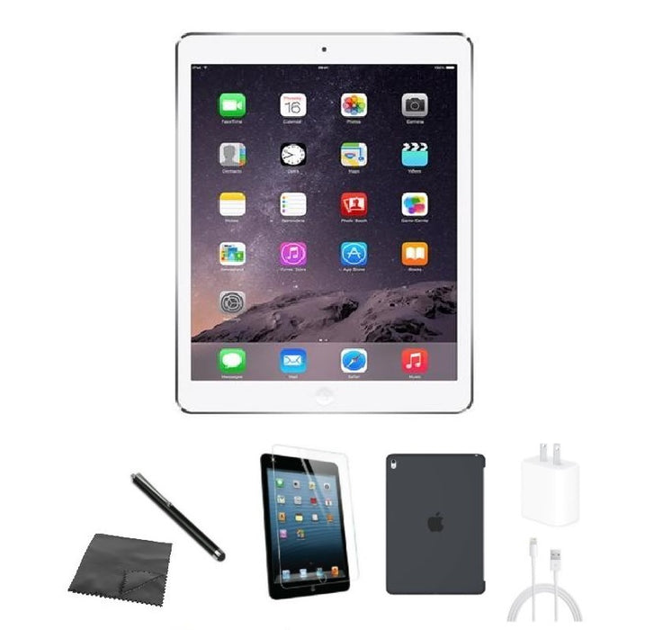 Refurbished Apple iPad Air  | WiFi + Cellular UnlockedApple iPad Air  | WiFi + Cellular Unlocked | Bundle w/ Case, Tempered Glass, Stylus, Charger