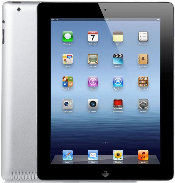 Refurbished Apple iPad 3 | WiFi | Bundle w/ Case, Box, Bluetooth Earbuds, Tempered Glass, Stylus, Stand, Charger