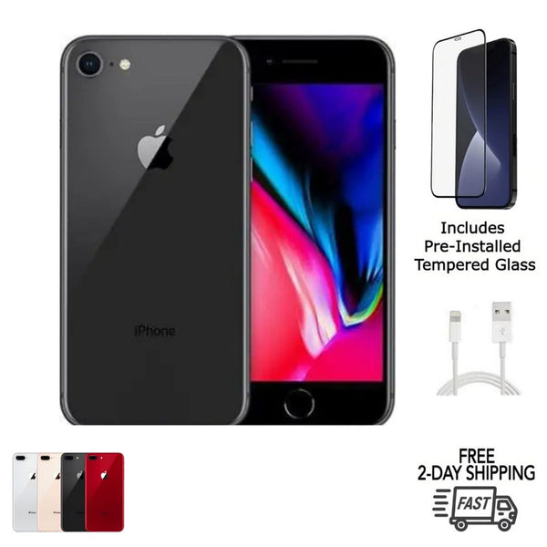 Certified iPhone 8 smartphone – Free 2-Day US Shipping
