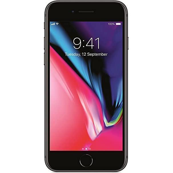 Refurbished Apple iPhone 8 Plus | Fully Unlocked | Bundle w/ Clear Phone Case