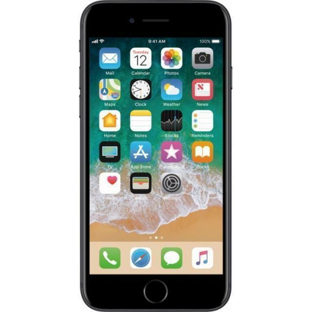 Refurbished Apple iPhone 7 | Fully Unlocked | Bundle w/ Wireless Earbuds