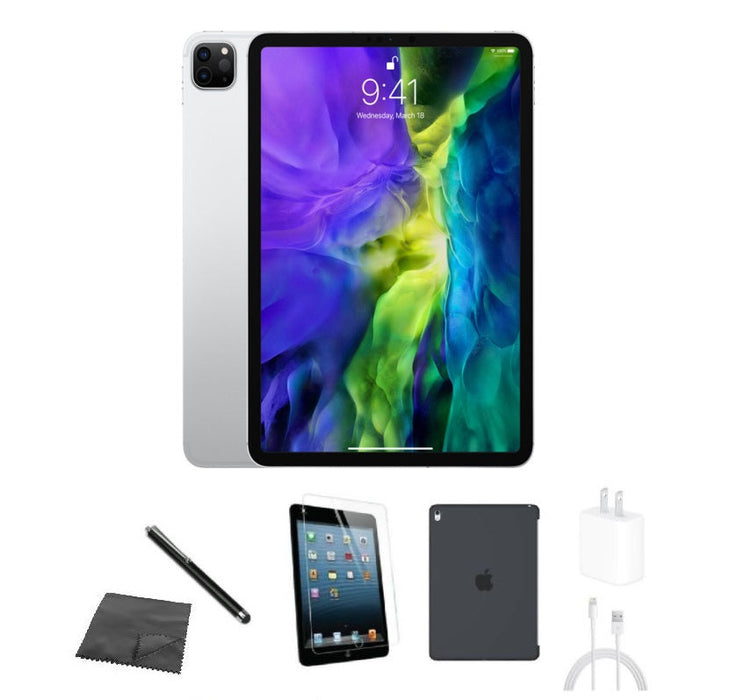 Refurbished Apple iPad Pro 11" | 2022 | WiFi | Bundle w/ Case, Tempered Glass, Stylus, Charger