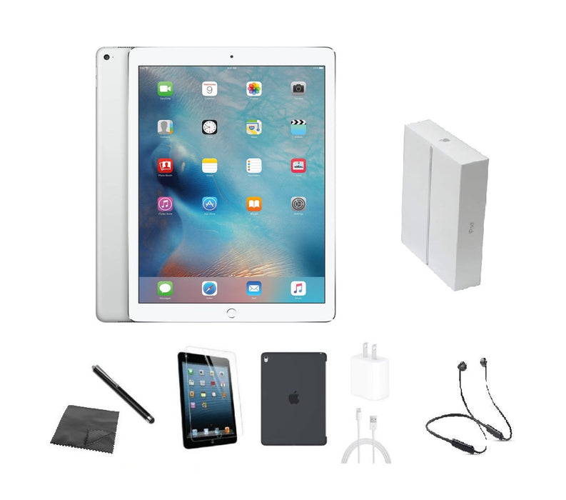 Refurbished Apple iPad Pro 9.7" 1st Gen | WiFi | Bundle w/ Case, Box, Bluetooth Headset, Tempered Glass, Stylus, Charger