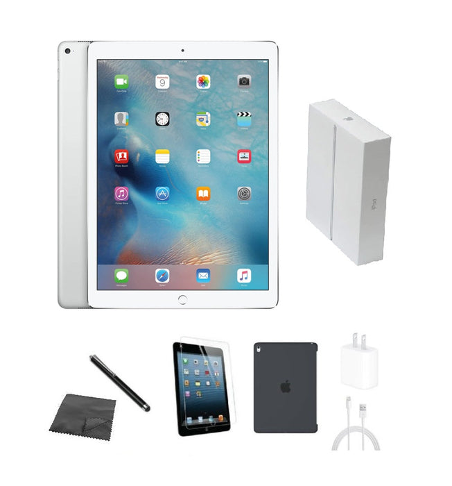Refurbished Apple iPad Pro 9.7" 1st Gen | WiFi | Bundle w/ Case, Box, Tempered Glass, Stylus, Charger