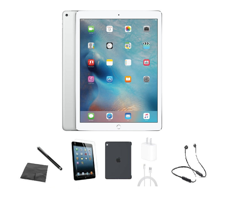 Refurbished Apple iPad Pro 9.7" 1st Gen | WiFi | Bundle  w/ Case, Bluetooth Headset, Tempered Glass, Stylus, Charger