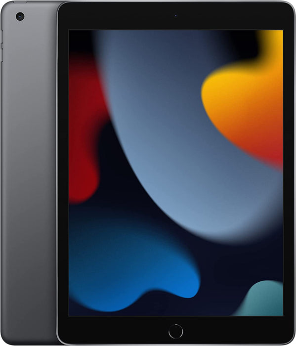 Refurbished Apple iPad 9th Gen | WiFi + Cellular Unlocked | Bundle w/ Case, Box, Tempered Glass, Stylus, Charger