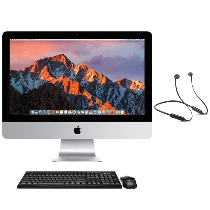 Refurbished Apple iMac 21.5" | 2013 | Intel Core I5-4570 CPU @ 2.7GHz | 16GB RAM | Bundle w/ Neckband Earbuds