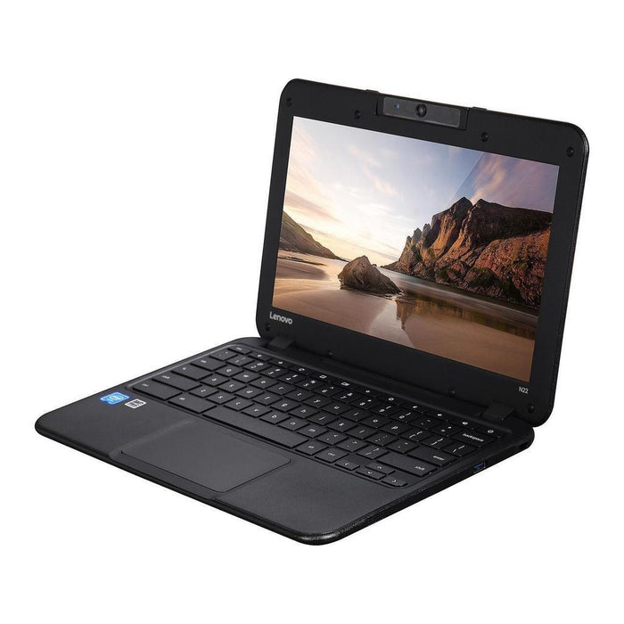 Refurbished Lenovo Chromebook N22 | Intel Celeron N3060 1.60GHz | 4GB RAM | 16GB SSD | 11.6" LED | Bundle w/ Wireless Earbuds