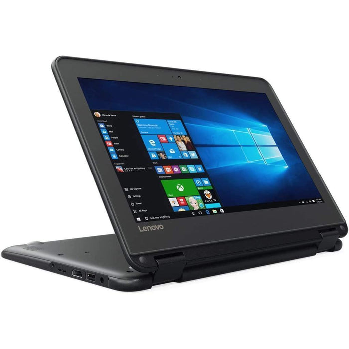 Refurbished Lenovo Chromebook N23 Touch Screen | Intel Celeron N3060 1.60GHz | 4GB RAM | 16GB SSD | Bundle w/ Wireless Earbuds
