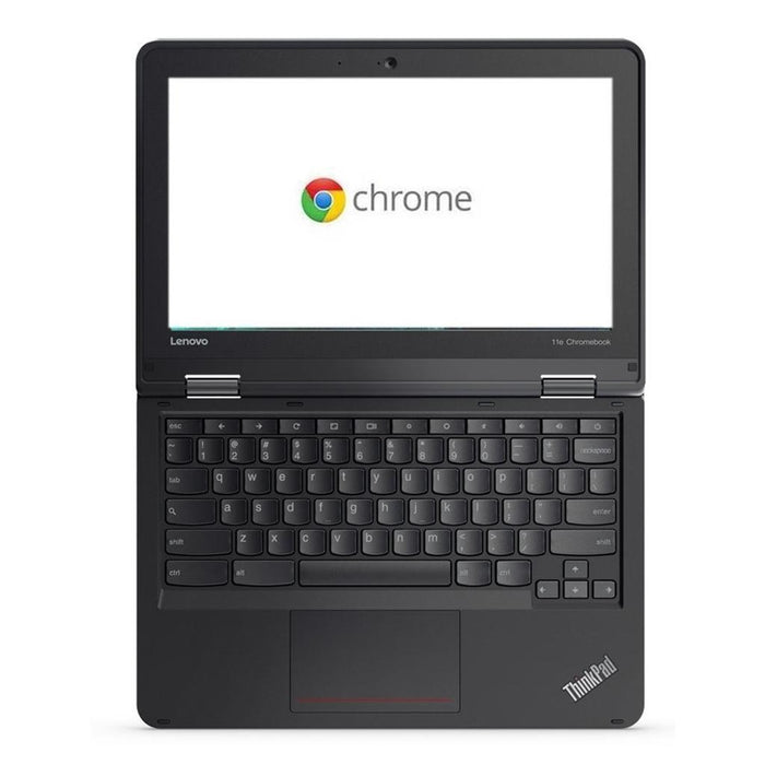 Refurbished Lenovo ThinkPad 11e Chromebook | Intel Celeron N3150 1.60GHz | 4GB RAM | 16GB SSD | Bundle w/ Wireless Earbuds and Mouse