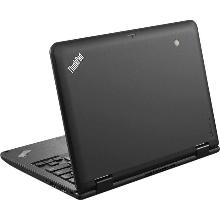 Refurbished Lenovo ThinkPad 11e Chromebook | Intel Celeron N3150 1.60GHz | 4GB RAM | 16GB SSD | Bundle w/ Neckband Earbuds and Mouse