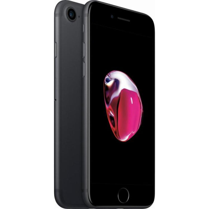 Refurbished Apple iPhone 7 | Fully Unlocked | Bundle w/ Pre-Installed Tempered Glass
