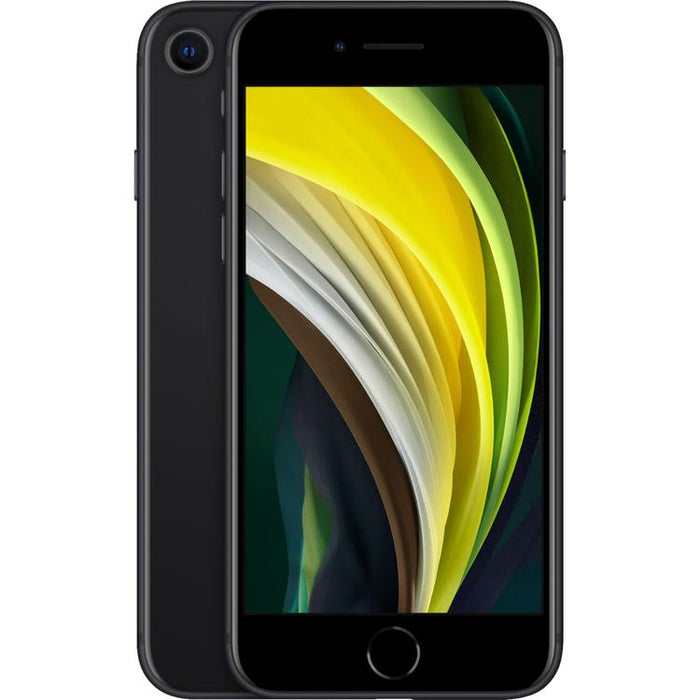 Refurbished Apple iPhone SE 2nd Gen | Tracfone Only | Bundle w/ Pre-Installed Tempered Glass