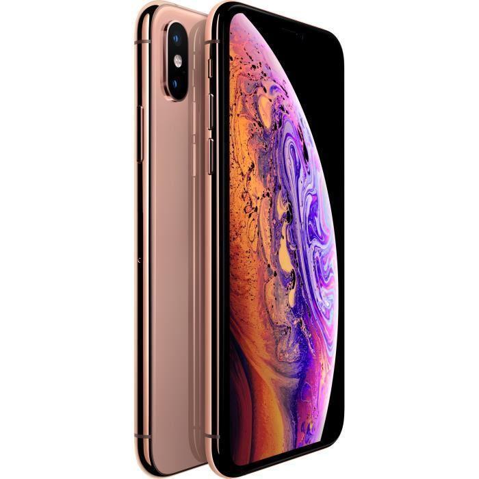 Refurbished Apple iPhone XS | Fully Unlocked | Bundle w/ Pre-Installed Tempered Glass