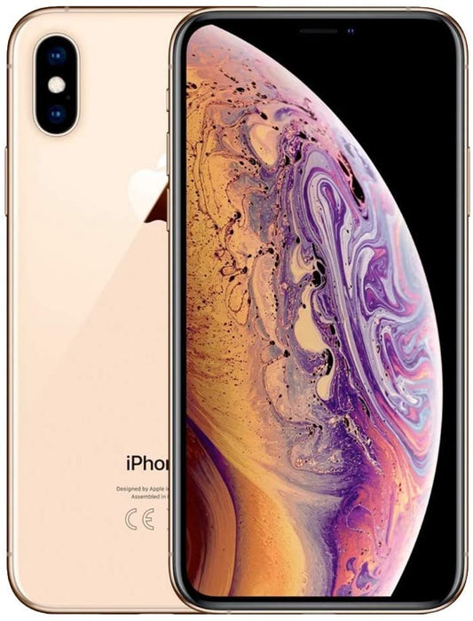 Refurbished Apple iPhone XS Max | Spectrum Mobile Locked | Bundle w/ Pre-Installed Tempered Glass