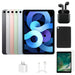 Refurbished Apple iPad Air 4 | WiFi | Bundle w/ Case, Wireless Earbuds,Tempered Glass Screen Protector