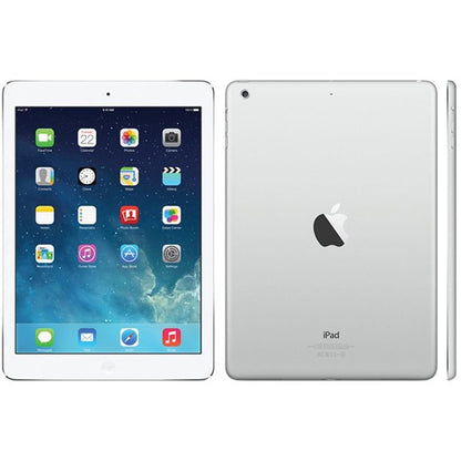 Refurbished Apple iPad Air A1474 (WiFi) 16GB Silver (Grade A+) w/ Pre-Installed Tempered Glass