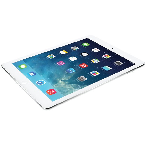 Refurbished Apple iPad Air A1474 (WiFi) 16GB Silver (Grade A+) w/ Pre-Installed Tempered Glass