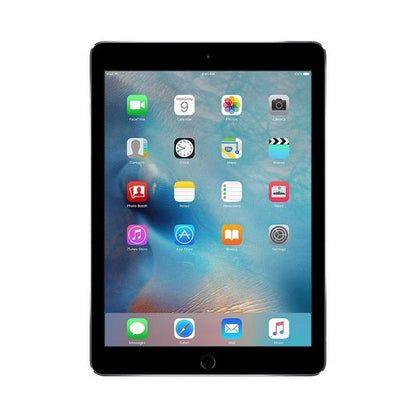 Refurbished Apple iPad Air 2 A1567 (WiFi + Cellular Unlocked) 128GB Space Gray (Grade A+) w/ Wireless Earbuds