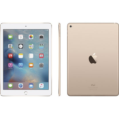 Refurbished Apple iPad Air 2 A1566 (WiFi) 16GB Gold (Grade A) w/ Wireless Earbuds