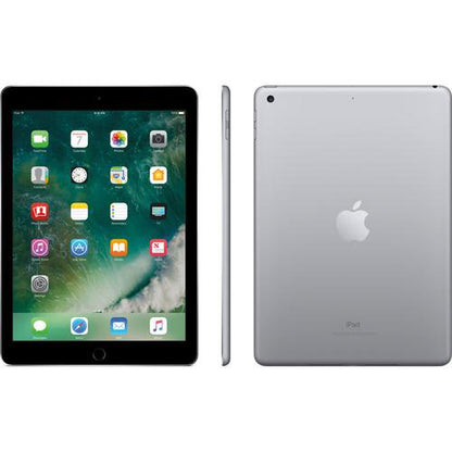 Refurbished Apple iPad 5th Gen A1822 (WiFi) 128GB Space Gray (Grade A) w/ Pre-Installed Tempered Glass