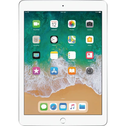 Refurbished Apple iPad 5th Gen A1822 (WiFi) 128GB Silver (Grade A) Bundle with Case