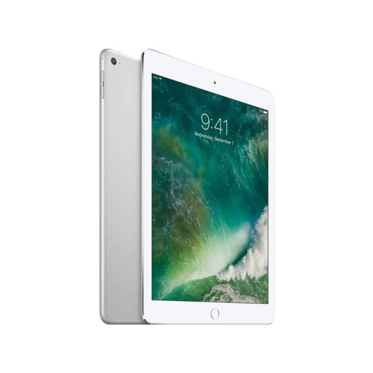 Apple iPad 5th Gen A1822 (WiFi) 32GB Silver w/ Wireless Earbuds