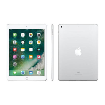 Apple iPad 5th Gen A1822 (WiFi) 32GB Silver w/ Wireless Earbuds