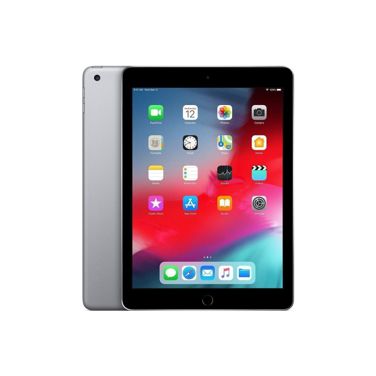 Refurbished Apple iPad 7th Gen A2197 (WiFi) 32GB Space Gray w/ Wireless Earbuds