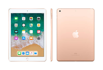 Refurbished Apple iPad 8th Gen A2270 (WiFi) 128GB Gold (Grade B) Bundle with Case, Wireless Earbuds,Tempered Glass Screen Protector