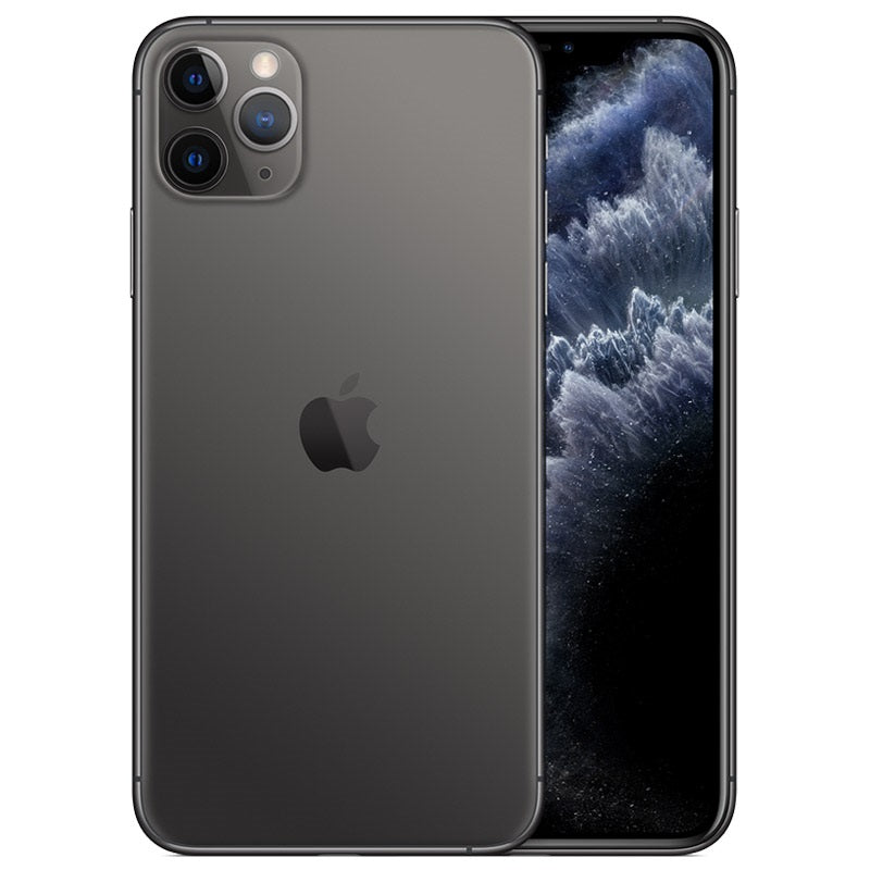 Refurbished Apple iPhone 11 Pro A2160 (Fully Unlocked) 512GB Space Gray (Grade A) w/ Clear Phone Case