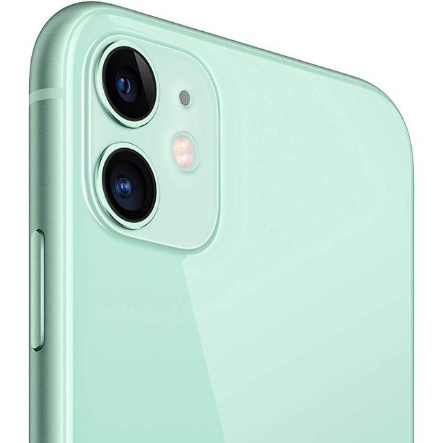 Refurbished Apple iPhone 11 A2111 (Fully Unlocked) 128GB Green (Grade A) w/ Clear Phone Case