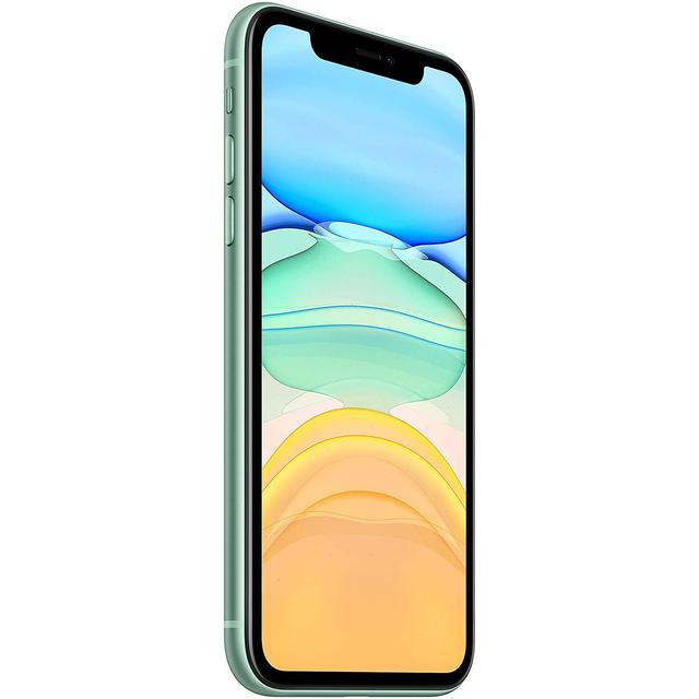 Refurbished Apple iPhone 11 A2111 (Fully Unlocked) 128GB Green (Grade A) w/ Clear Phone Case