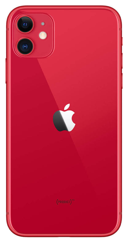 Refurbished Apple iPhone 11 A2111 (Fully Unlocked) 128GB Red (Grade A+) w/ Wireless Earbuds