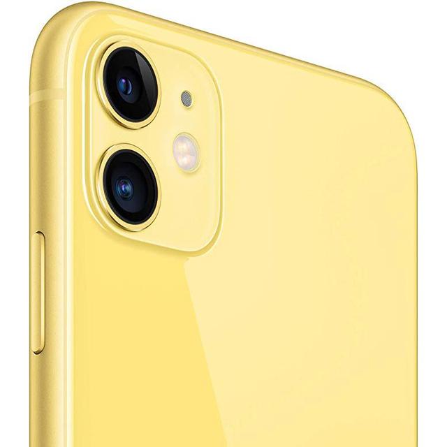 Refurbished Apple iPhone 11 A2111 (Fully Unlocked) 128GB Yellow (Grade A+) w/ Wireless Earbuds