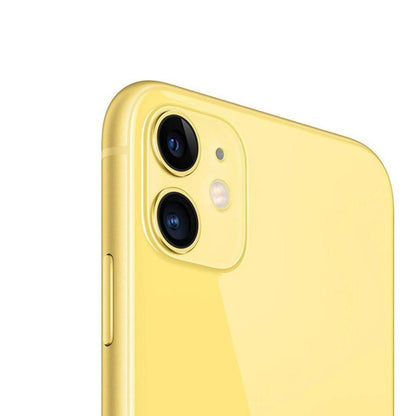 Apple iPhone 11 A2111 (Fully Unlocked) 128GB Yellow w/ Wireless Earbuds