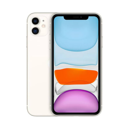 Apple iPhone 11 A2111 (Fully Unlocked) 256GB White w/ Wireless Earbuds