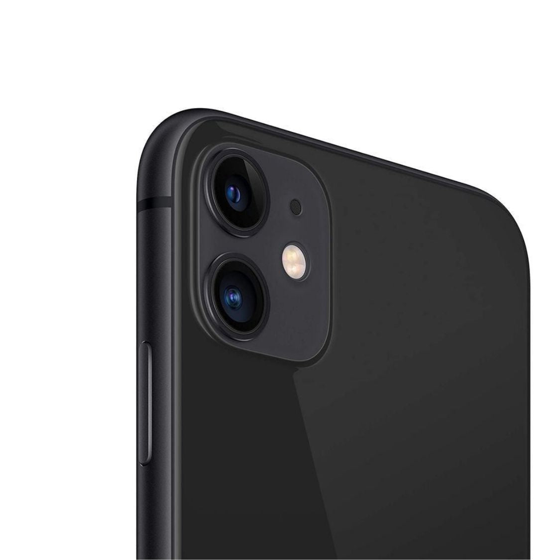 Refurbished Apple iPhone 11 A2111 (Fully Unlocked) 64GB Black (Grade A+) w/ Clear Phone Case