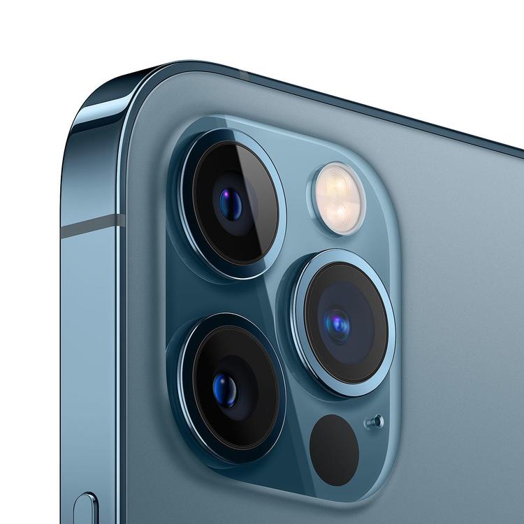 Refurbished Apple iPhone 12 Pro A2341 (Fully Unlocked) 512GB Pacific Blue (Grade A+) w/ Wireless Earbuds