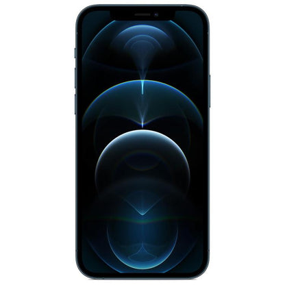 Refurbished Apple iPhone 12 Pro A2341 (Fully Unlocked) 512GB Pacific Blue (Grade A+) w/ Pre-Installed Tempered Glass