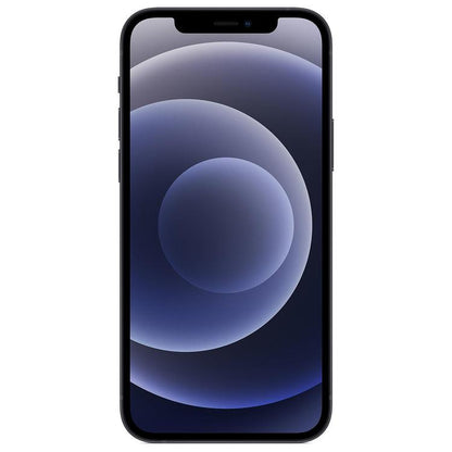 Refurbished Apple iPhone 12 A2172 (Fully Unlocked) 128GB Black (Grade A) w/ Pre-Installed Tempered Glass