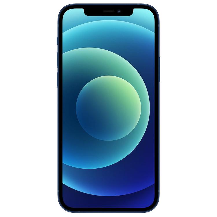 Refurbished Apple iPhone 12 A2172 (Fully Unlocked) 128GB Blue (Grade A) w/ Pre-Installed Tempered Glass